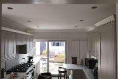 Blake Plastering®, Cardiff Plasterer, Plasterer Cardiff; Ceiling & walls re-plastered, cornice fitted. New kitchen
