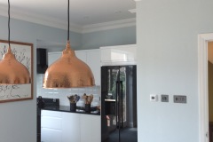 Kitchen render walls, plastering undertaken to ceilings, and wall areas.