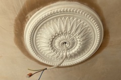 Ceiling rose fitted