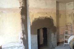 Fireplace re-build, and apply render.