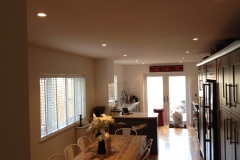 Kitchen complete re-plastering.  Pontcanna, Cardiff.